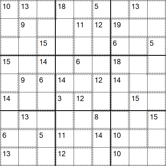 Killer Sudoku - Easy