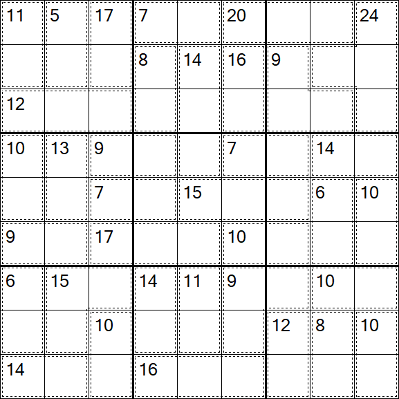 Killer Sudoku - Easy