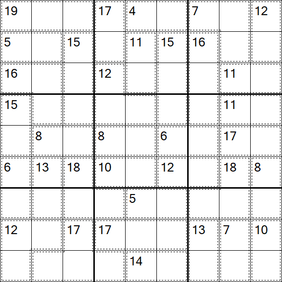 Killer Sudoku - Easy