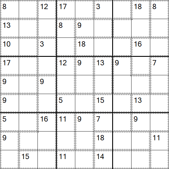Killer Sudoku - Easy