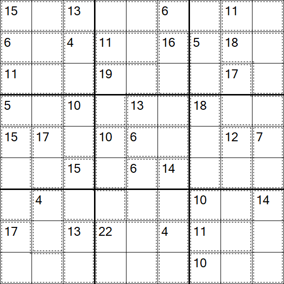 Killer Sudoku - Easy