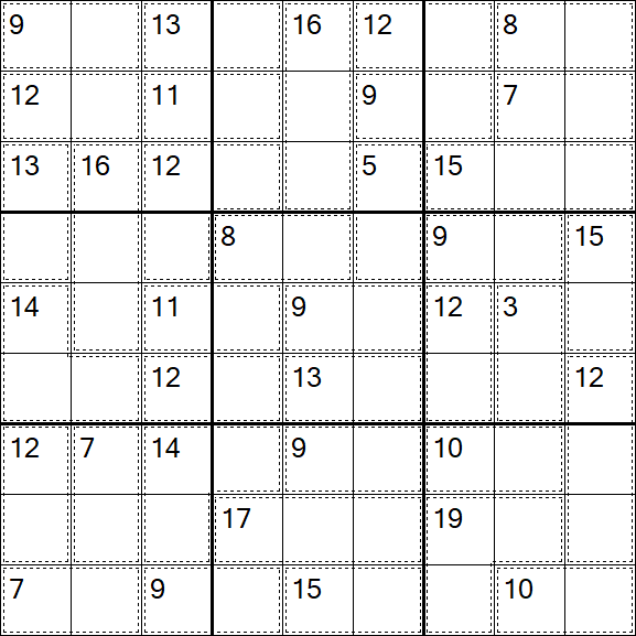 Killer Sudoku - Easy