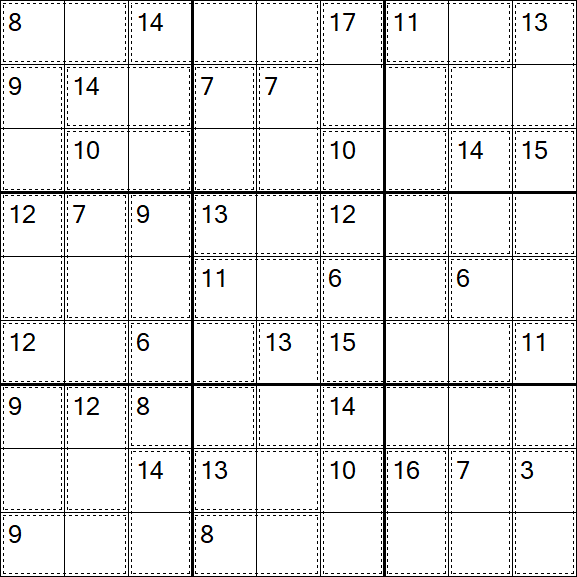 Killer Sudoku - Easy