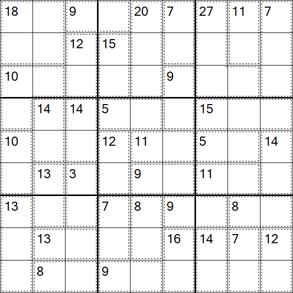 Killer Sudoku - Simple