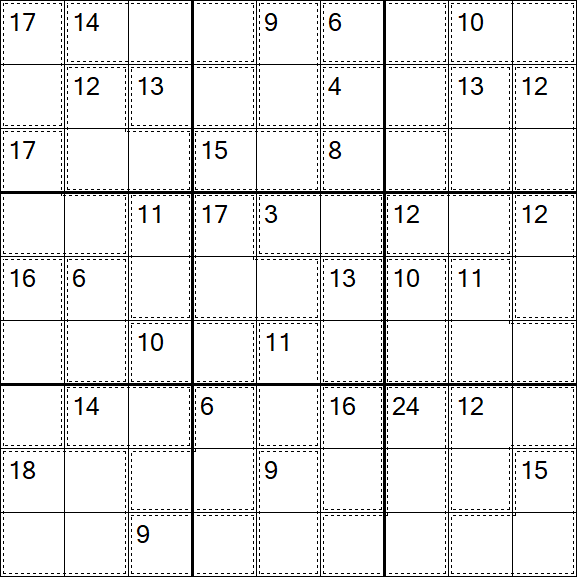 Killer Sudoku - Easy