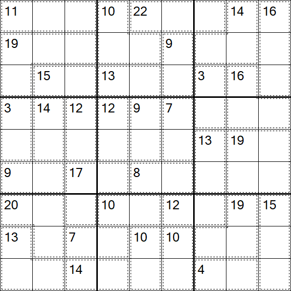 Killer Sudoku - Easy