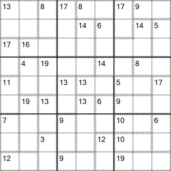 Killer Sudoku - Easy