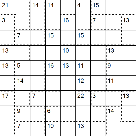 Killer Sudoku - Easy