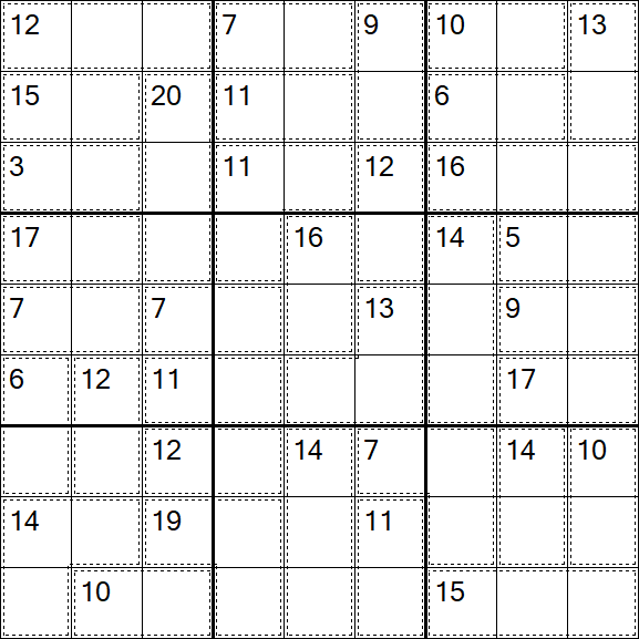 Killer Sudoku - Easy