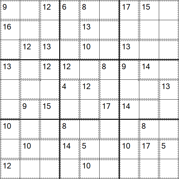 Killer Sudoku - Einfach