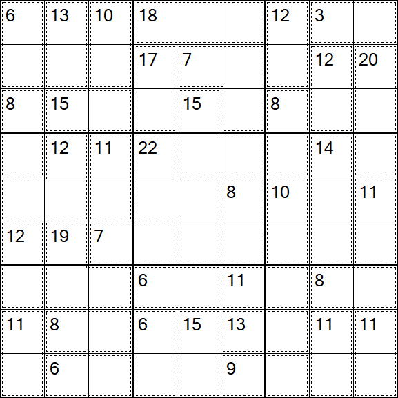 Killer Sudoku - Easy
