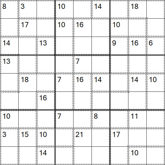 Killer Sudoku - Easy