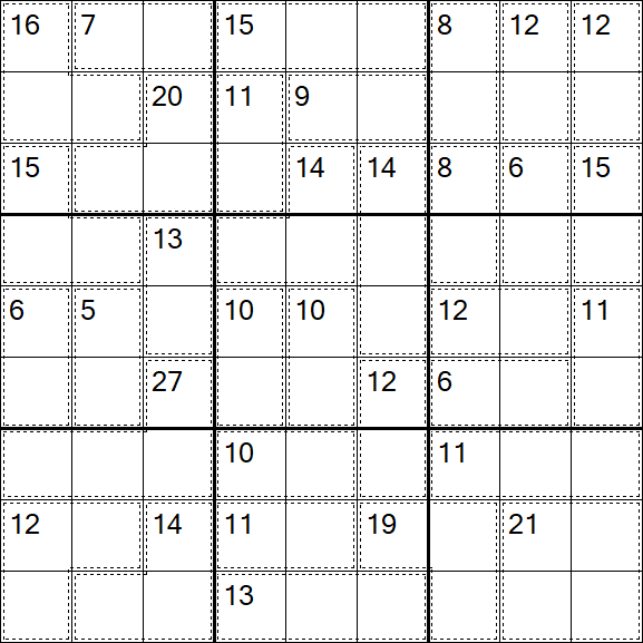 Killer Sudoku - Easy