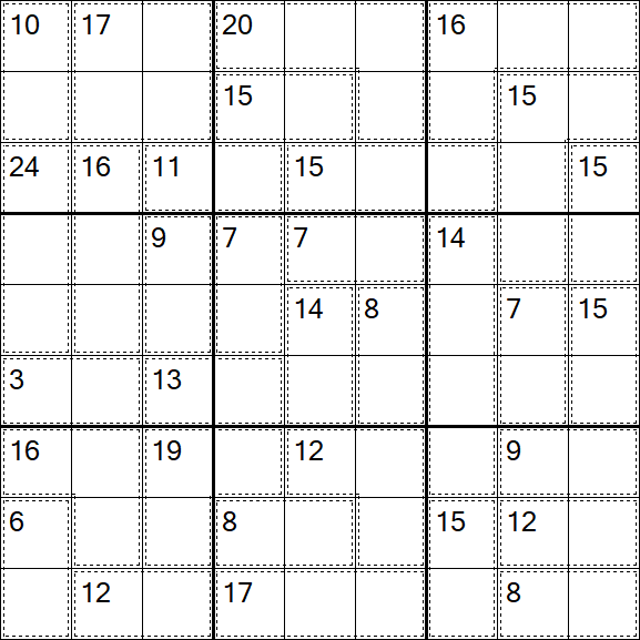 Killer Sudoku - Easy