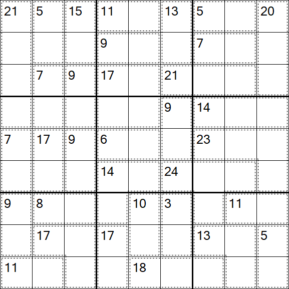 Killer Sudoku - Easy