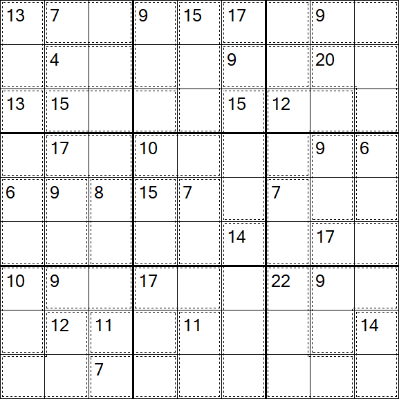 Killer Sudoku - Einfach