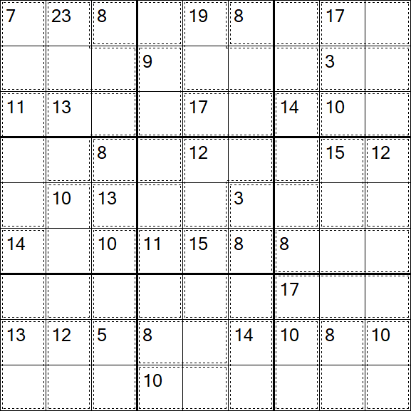 Killer Sudoku - Einfach