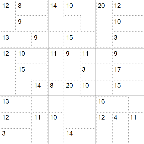 Killer Sudoku - Einfach