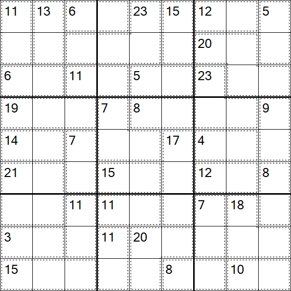 Killer Sudoku - Einfach