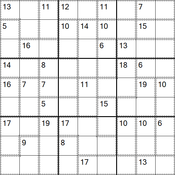 Killer Sudoku - Einfach