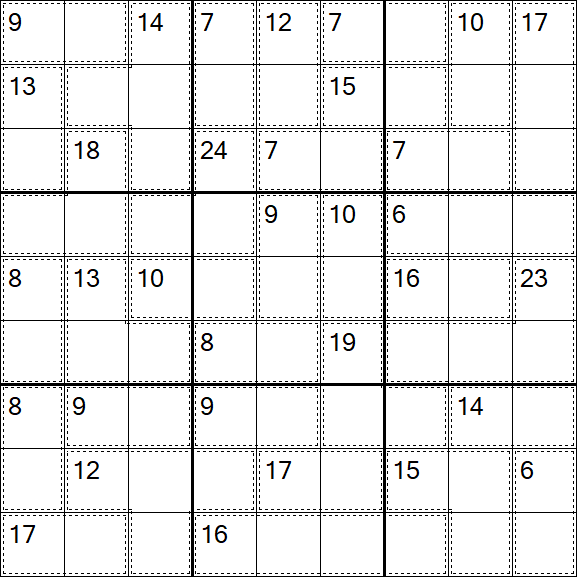 Killer Sudoku - Einfach