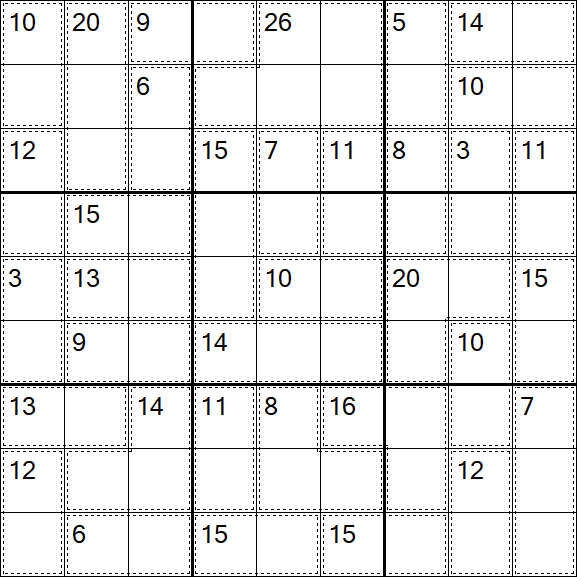 Killer Sudoku - Einfach