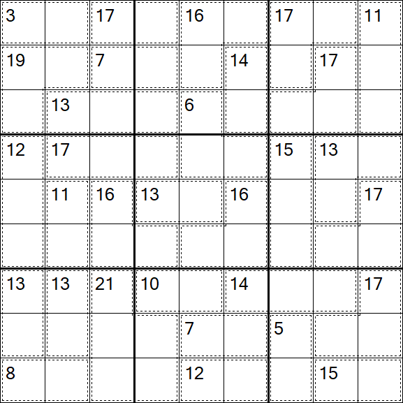 Killer Sudoku - Easy