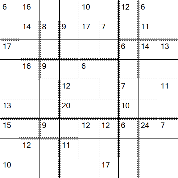 Killer Sudoku - Easy