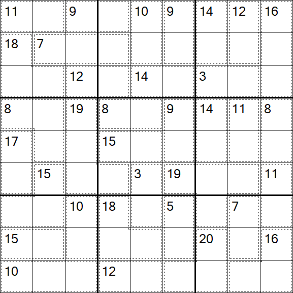 Killer Sudoku - Easy