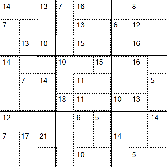 Killer Sudoku - Easy