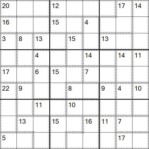 Killer Sudoku - Einfach