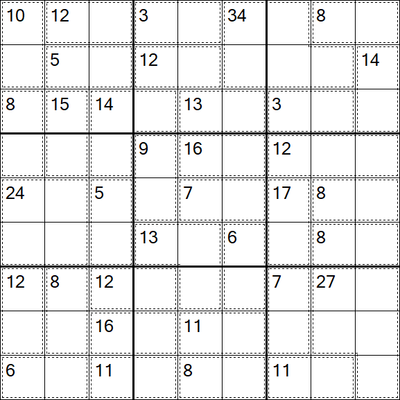 Killer Sudoku - Einfach