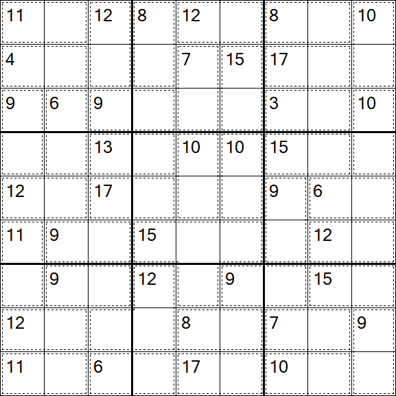 Killer Sudoku - Einfach