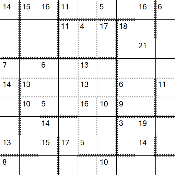 Killer Sudoku - Easy