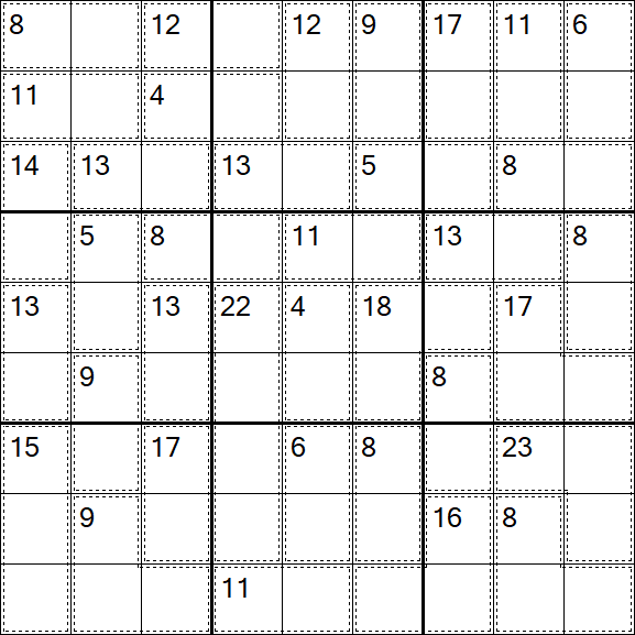 Killer Sudoku - Easy