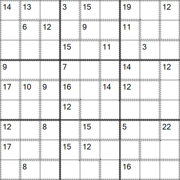 Killer Sudoku - Easy