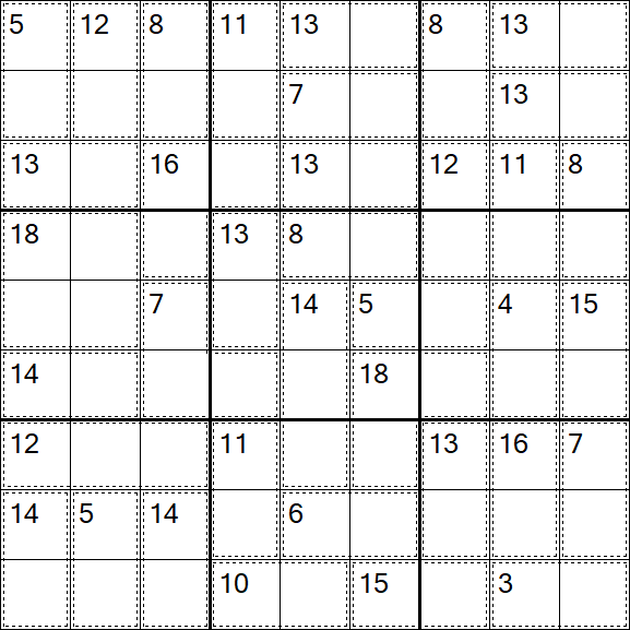 Killer Sudoku - Easy