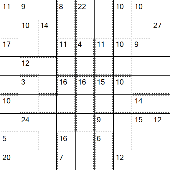Killer Sudoku - Easy