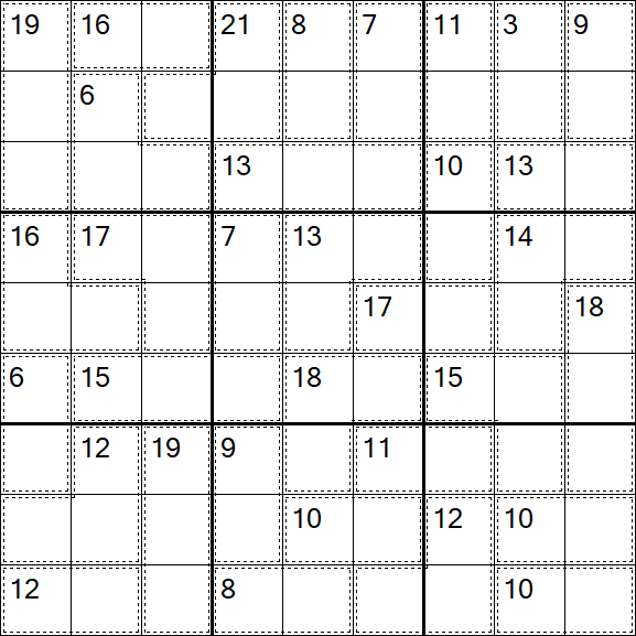 Killer Sudoku - Easy