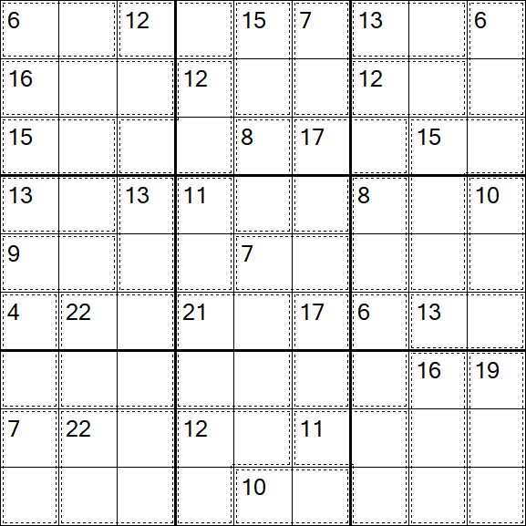 Killer Sudoku - Einfach