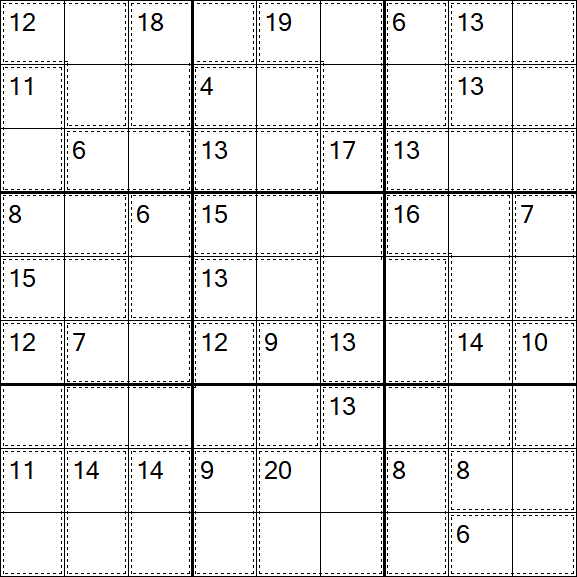 Killer Sudoku - Easy
