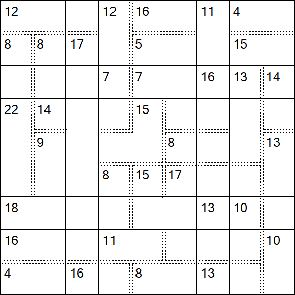 Killer Sudoku - Easy