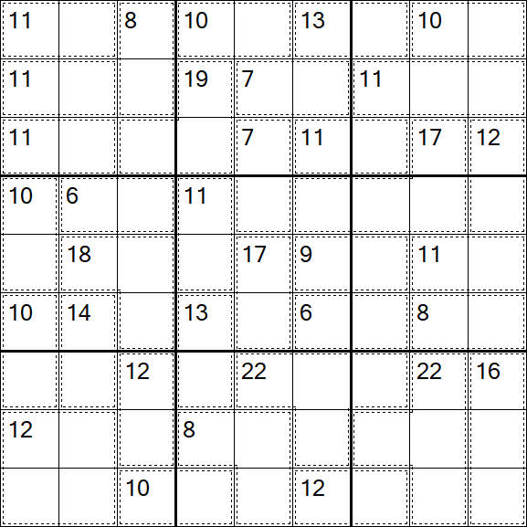 Killer Sudoku - Easy