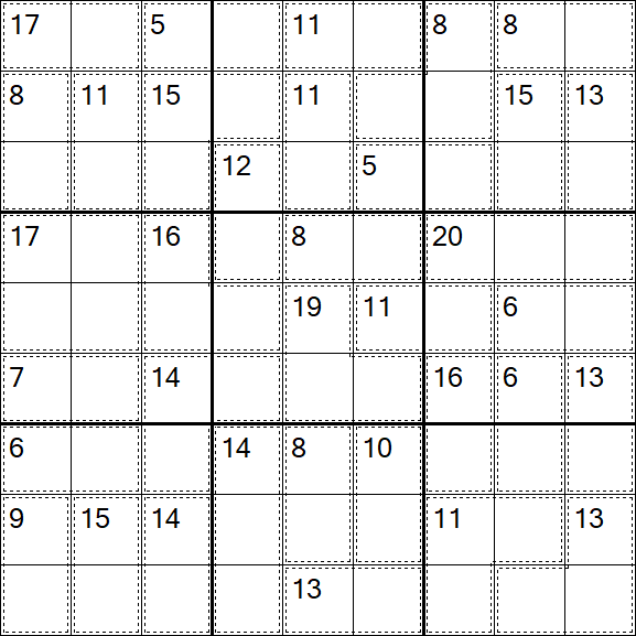 Killer Sudoku - Easy