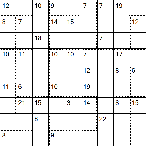 Killer Sudoku - Einfach