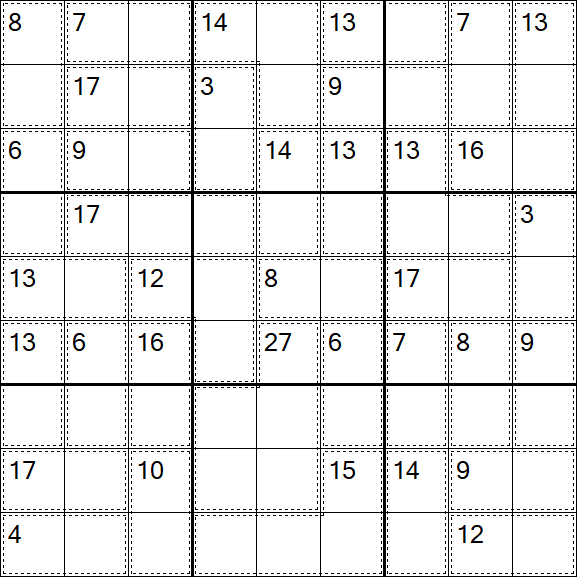 Killer Sudoku - Easy