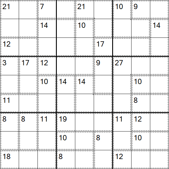 Killer Sudoku - Easy