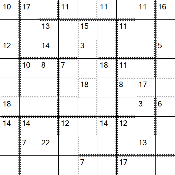 Killer Sudoku - Easy