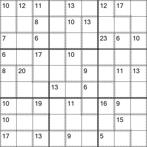 Killer Sudoku - Easy