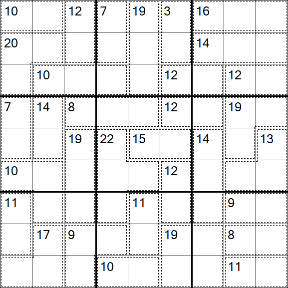 Killer Sudoku - Easy